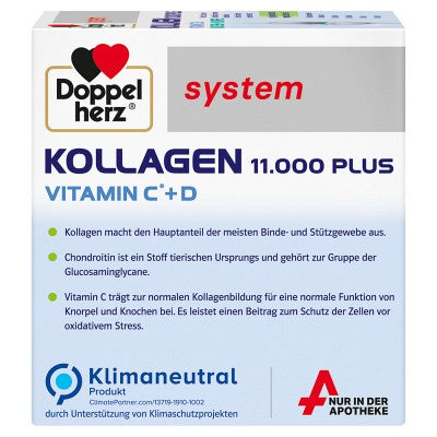 DOUBLEHERZ Collagen 11,000 Plus system ampoules