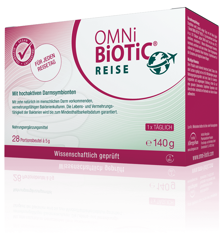 OMNi-BiOTiC® TRAVEL - Support your digestion on the go with special travel probiotics