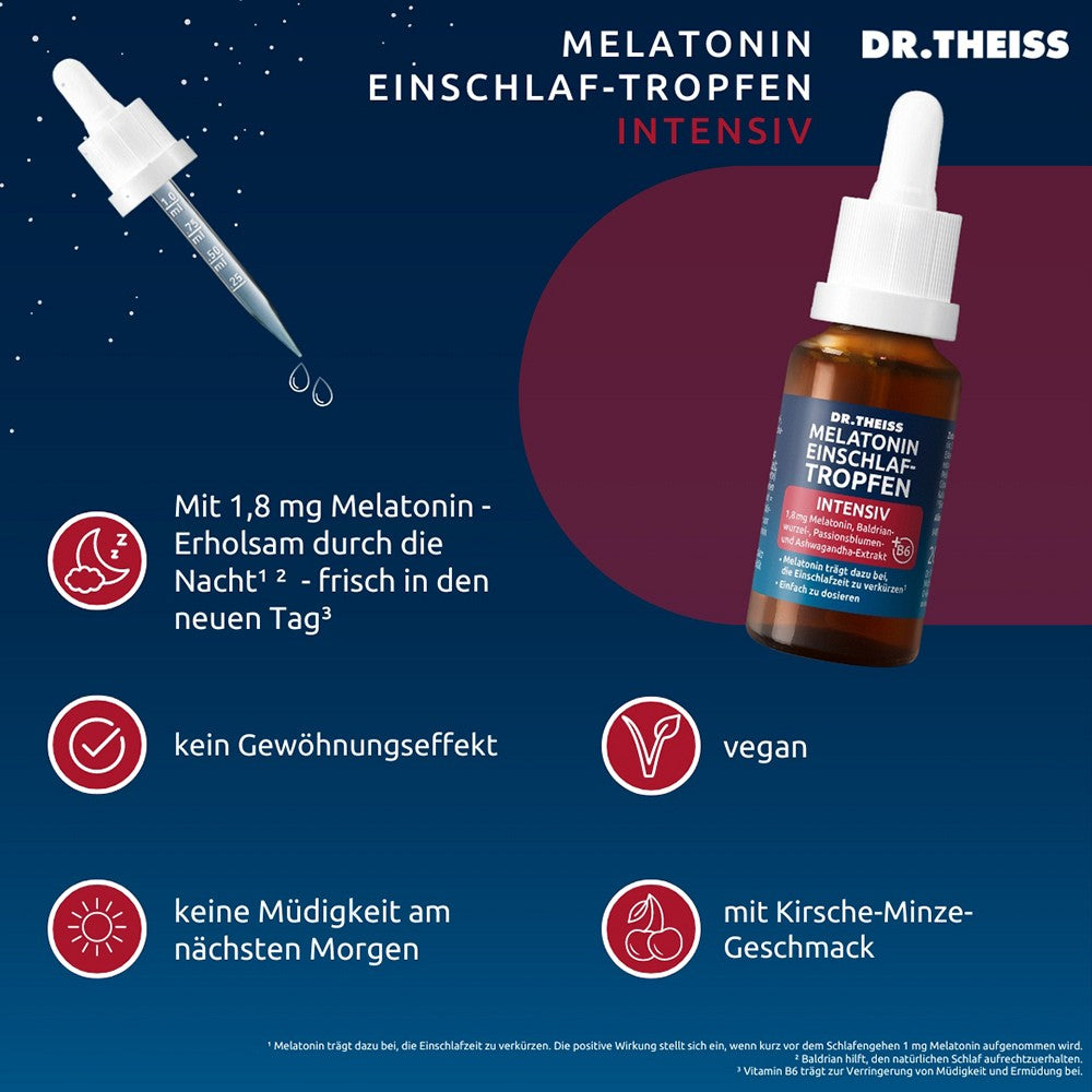 DR.THEISS Melatonin Einschlaf-Tropfen intensiv