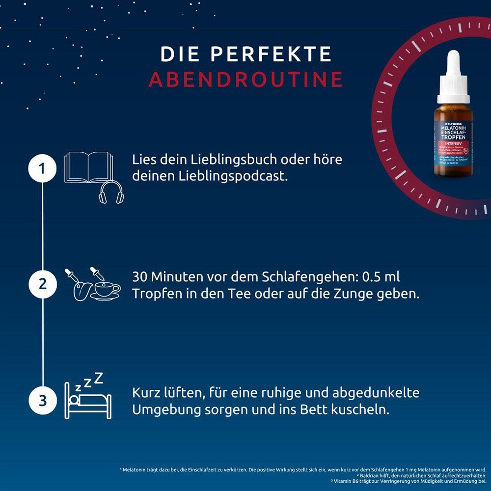 DR.THEISS Melatonin Einschlaf-Tropfen intensiv