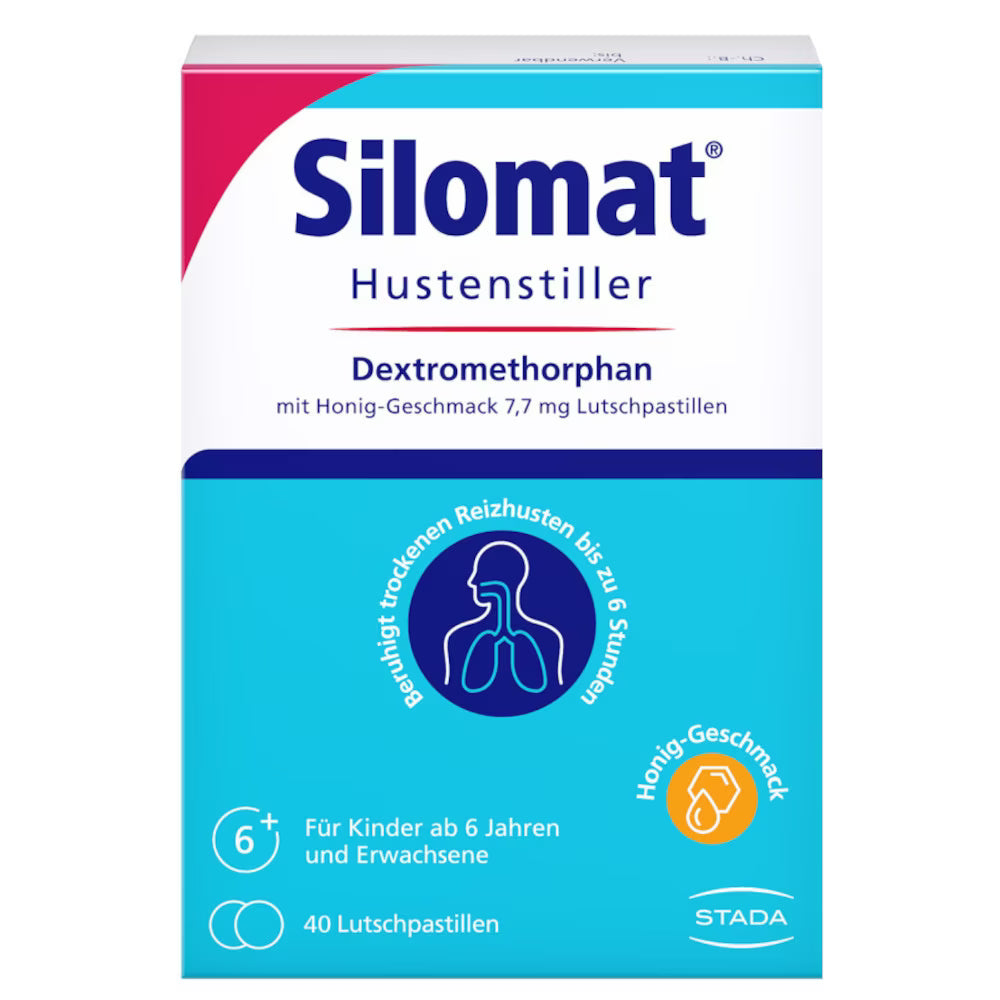 Silomat® DMP against dry cough Lozenges with honey
