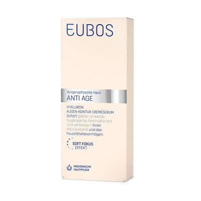 EUBOS ANTI AGE HYALURON EYE CONTOUR CREAM SERUM - 15ml