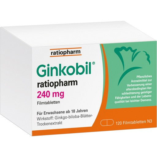 Ginkobil ratiopharm 240mg - for memory problems