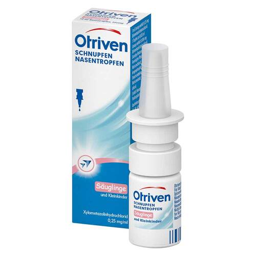 Otriven against colds 0.025% nose drops for babies and small children