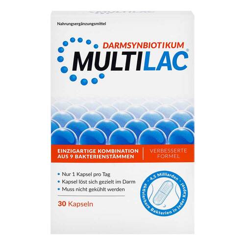 MULTILAC synbiotic gastro-resistant capsules