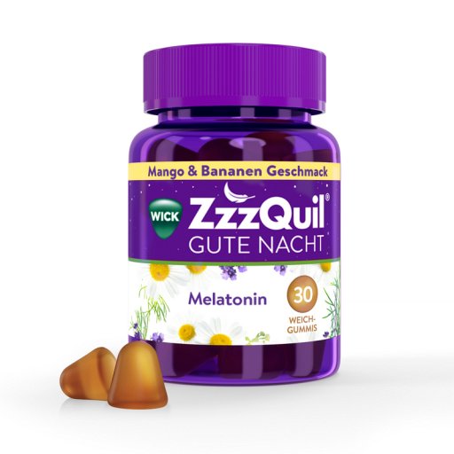 WICK ZzzQuil Good night with melatonin mango-banana