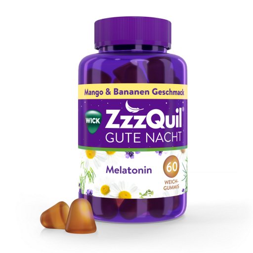 WICK ZzzQuil Good night with melatonin mango-banana