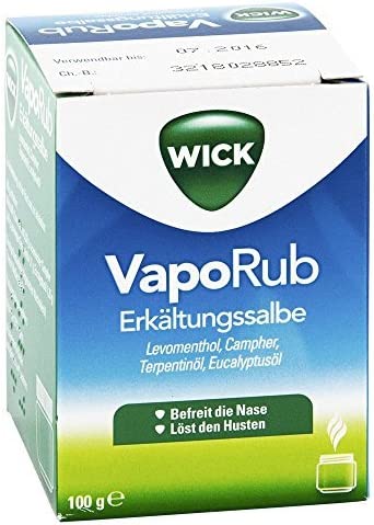 WICK VapoRub cold ointment