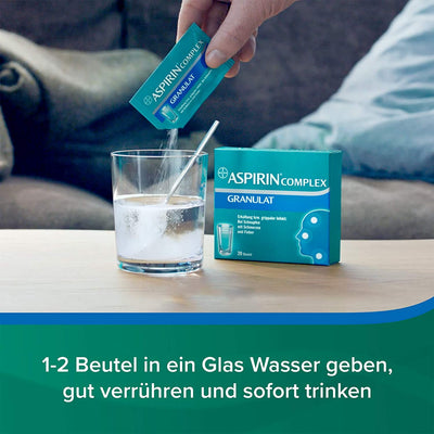 ASPIRIN COMPLEX Beutel mit Granulat - bei Schnupfen, Kopf-, Hals-, und Gliederschmerzen sowie Fieber