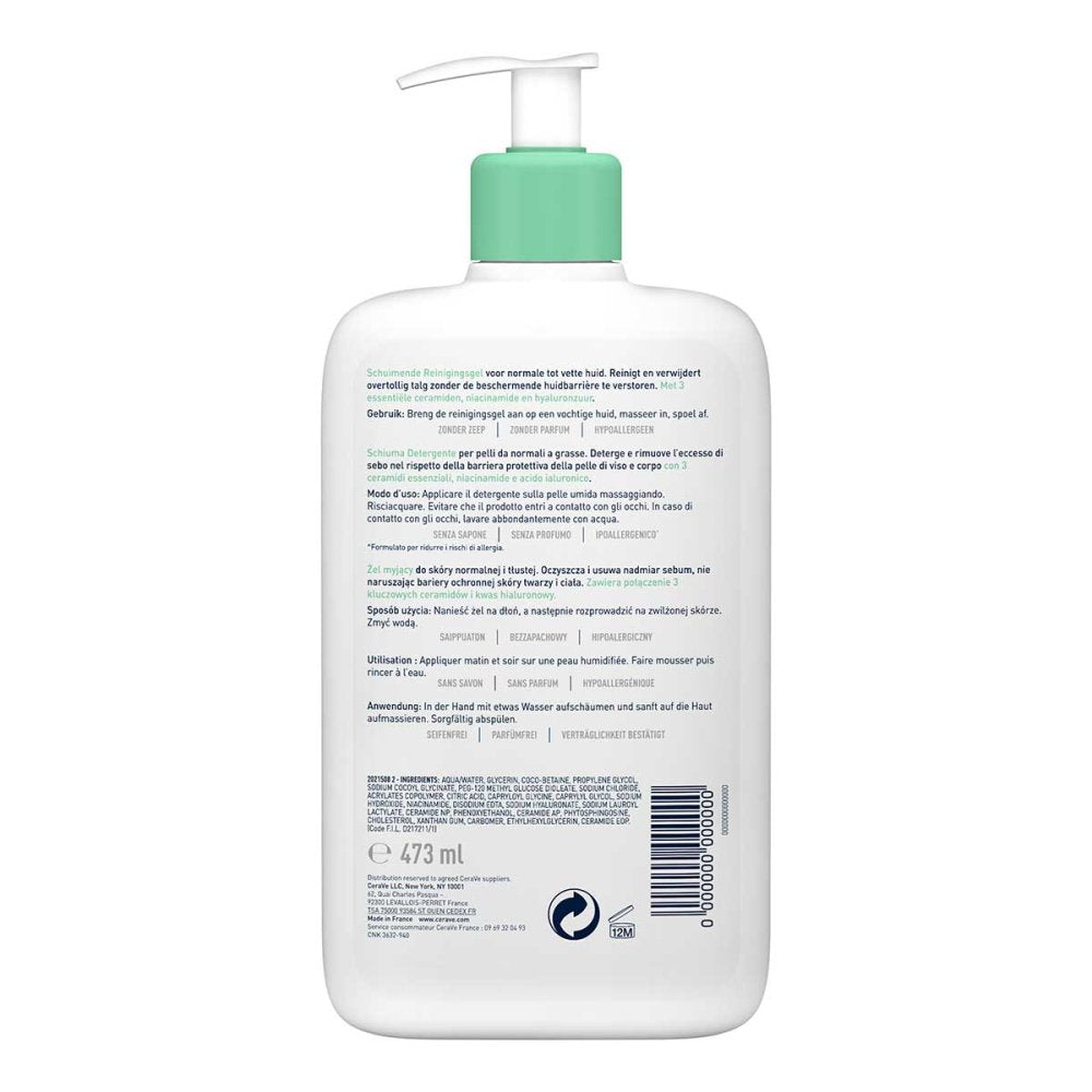CERAVE Foaming Cleansing Gel