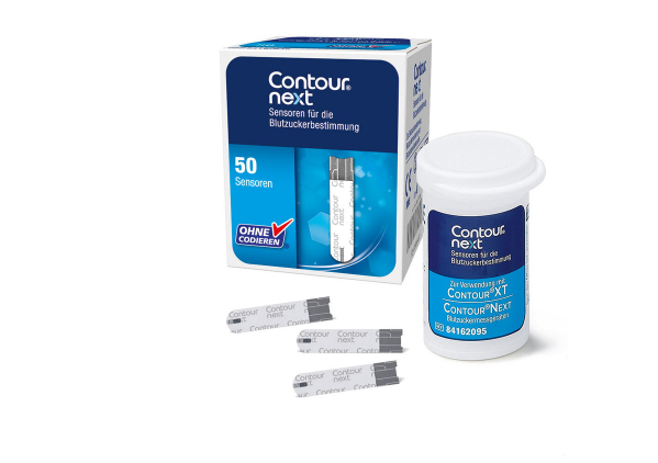 Contour next sensors test strips 50 pieces. - cabbagepharma
