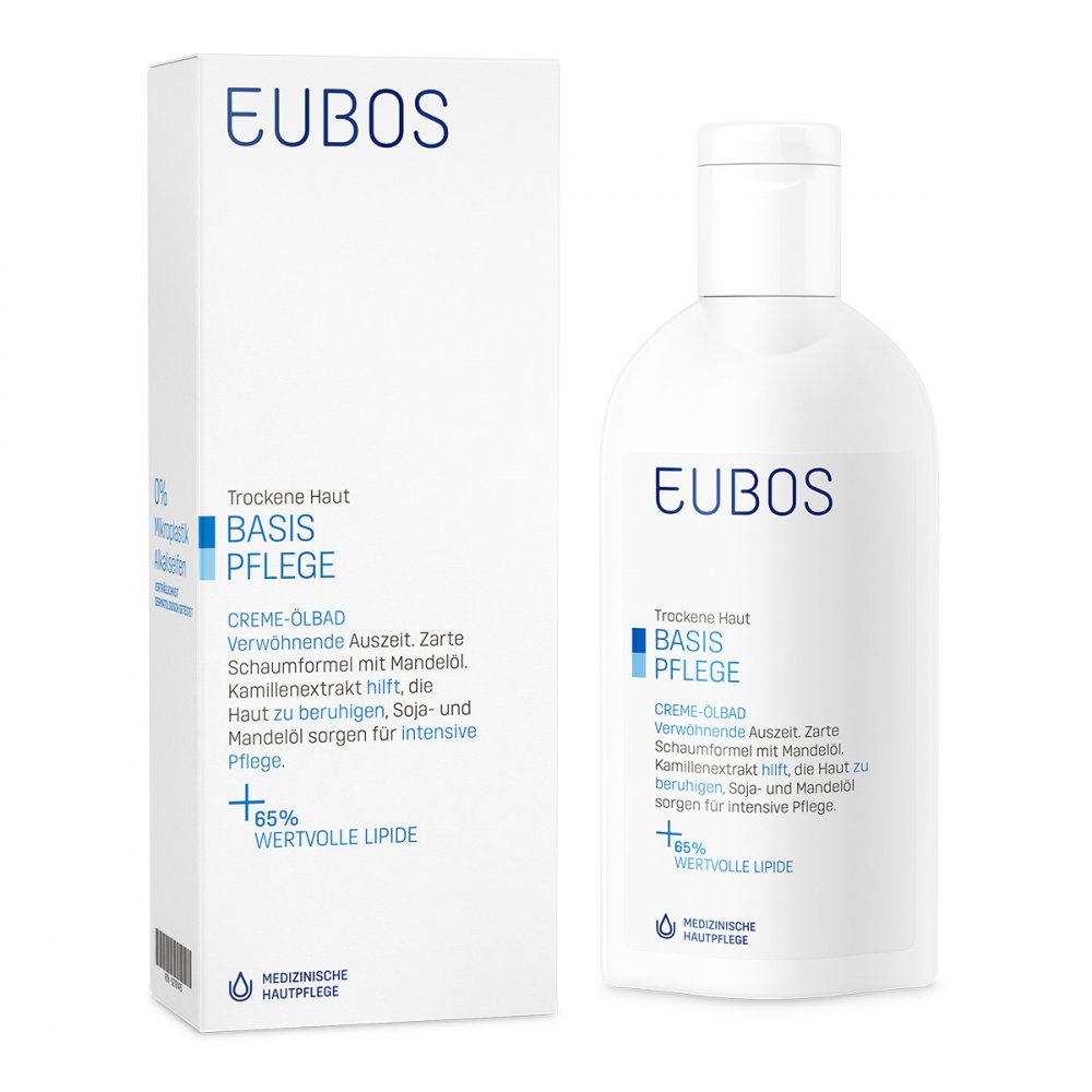 EUBOS BASIS PFLEGE CREME-ÖLBAD - 200ml
