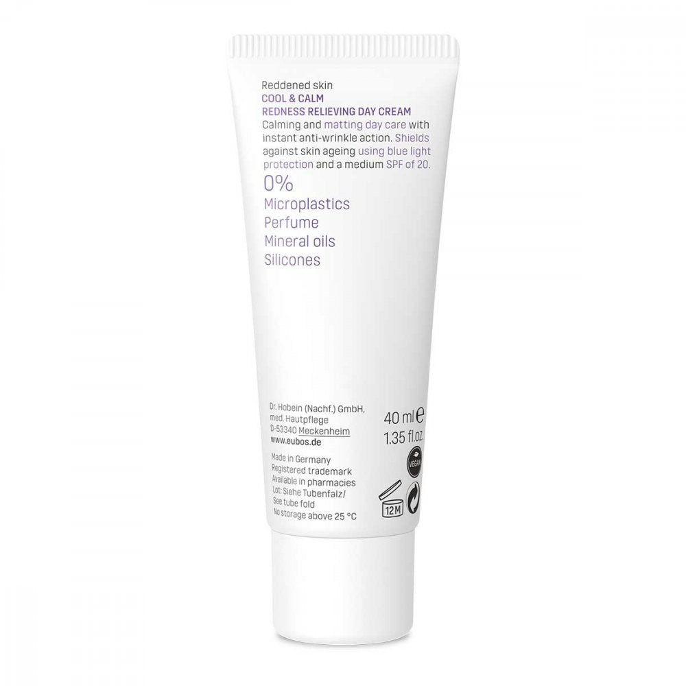 EUBOS COOL & CLEAR ANTI-REDNESS DAY CREAM SPF 20 - 40ml