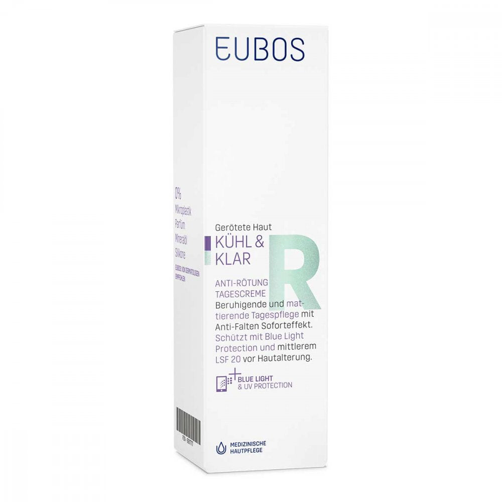 EUBOS COOL & CLEAR ANTI-REDNESS DAY CREAM SPF 20 - 40ml