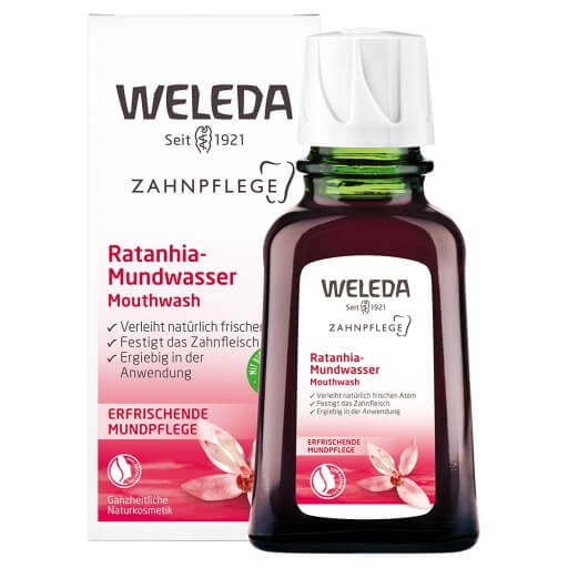 Weleda Ratanhia-Mundwasser für das Zahnfleisch