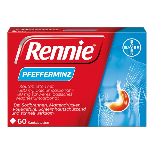 Rennie® Pfefferminz gegen Sodbrennen