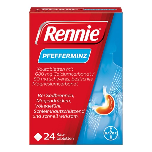 Rennie® Pfefferminz gegen Sodbrennen