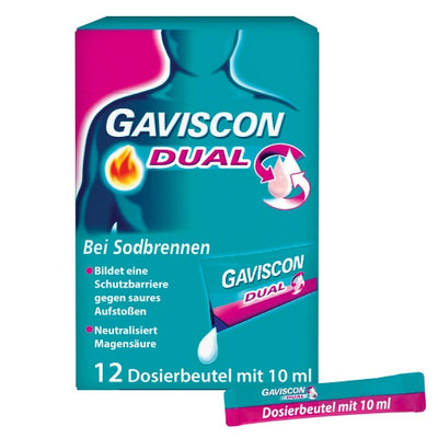 GAVISCON® Dual bei Magendruck & Sodbrennen