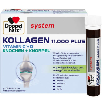 DOUBLEHERZ Collagen 11,000 Plus system ampoules