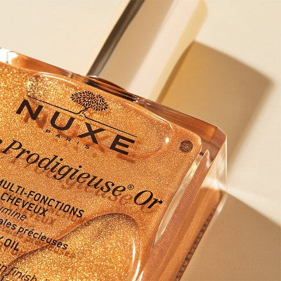 NUXE Huile Prodigieuse OR care oil with shimmer effect for face, body and hair