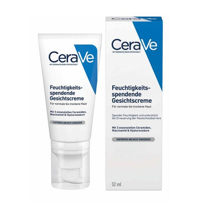 CeraVe Feuchtigkeitsspendende Gesichtscreme: intensiv hydratisierende Nachtcreme mit Hyaluron