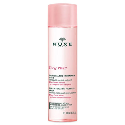 NUXE®  Very Rose Beruhigendes Mizellenwasser zur Make-up Entfernung und sanften Reinigung trockener Haut