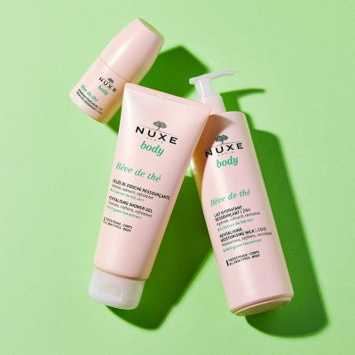 NUXE® Body Rêve de Thé Invigorating, scented shower gel for gentle body cleansing of sensitive skin