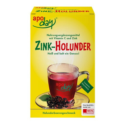 WEPA Apoday Zink-Holunder+Vitamin C Pulver (10X10 g)