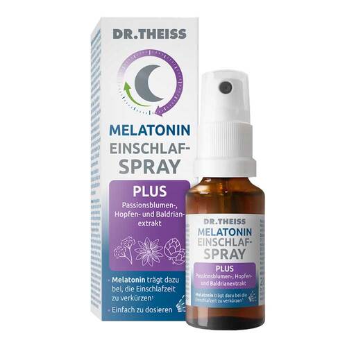 DR.THEISS Melatonin Sleep Spray Plus - fall asleep quickly and sleep through the night