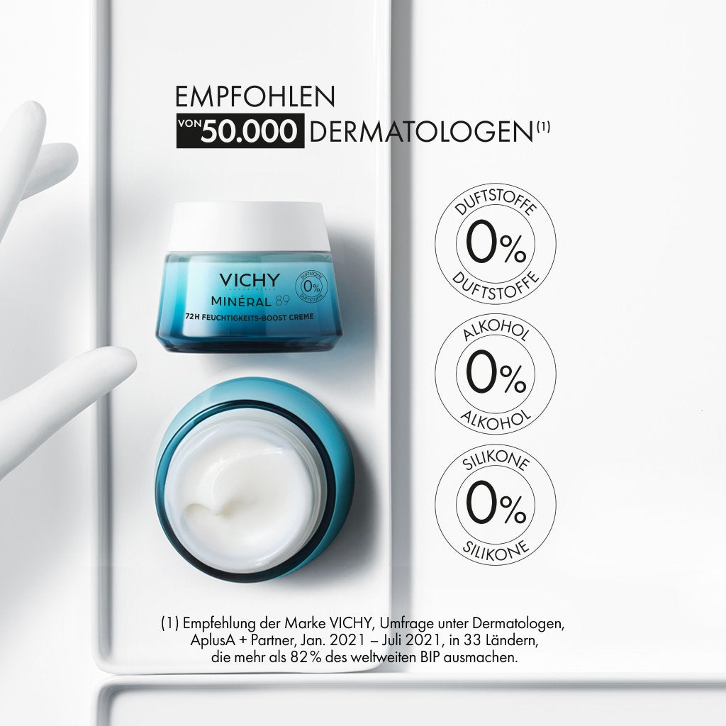 VICHY MINÉRAL 89 72H FEUCHTIGKEITS-BOOST CREME