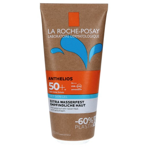 La Roche Posay Anthelios Wet Skin Gel LSF 50+: Wasserfester Sonnenschutz für empfindliche und zu Sonnenallergie neigende Haut