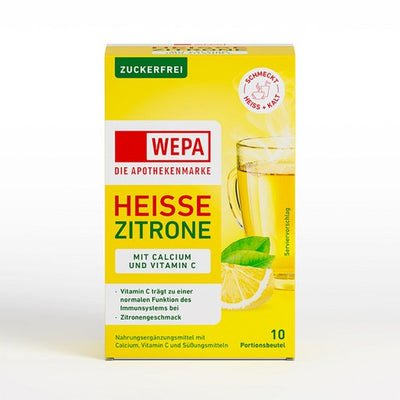 WEPA/  apoday Heisse Zitrone zuckerfrei - 10 x 10 g