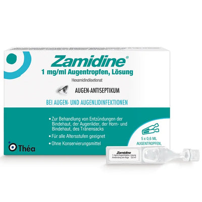 Zamidine® 1 mg/ml bei einer bakteriellen Bindehaut- und Lidrandentzündung