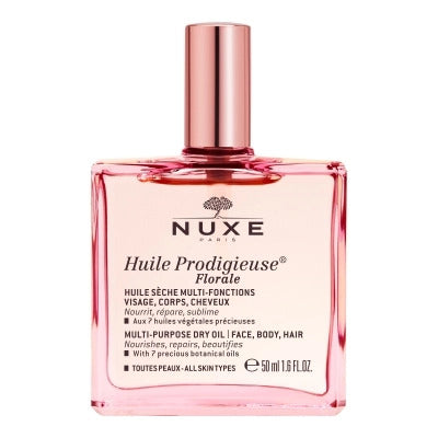 NUXE Huile Prodigieuse® Floral schnelleinziehendes 3-in 1 Pflegeöl, Körperöl, Haaröl und Gesichtsöl mit blumigem Duft