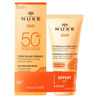 NUXE® SUN Face Sun Cream SPF 50 + Refreshing After Sun Milk