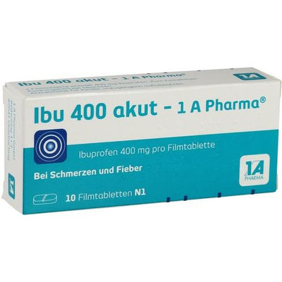 IBU 400 akut 1A Pharma Filmtabletten - zur Behandlung von Entzündungen, Schmerzen und Fieber