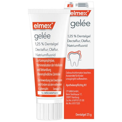 elmex gelée 25g - Wöchentliche Intensivkur zum Schutz vor Karies