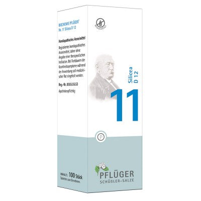 BIOCHEMIE Pflüger 11 Silicea D 12 Tabletten