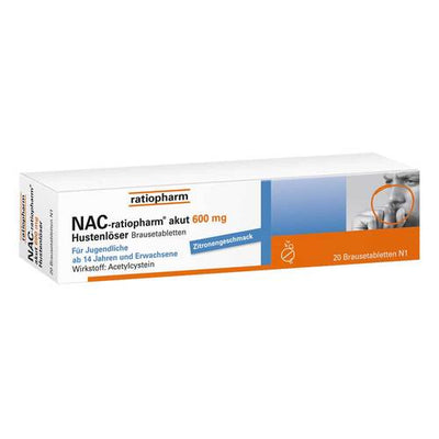 NAC ratiopharm akut 600 mg Hustenlöser Brausetabletten