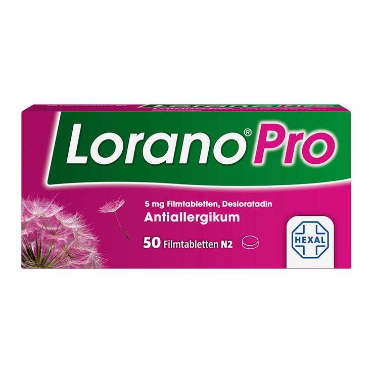 LORANOPRO 5 mg film tablets - The power allergy tablet