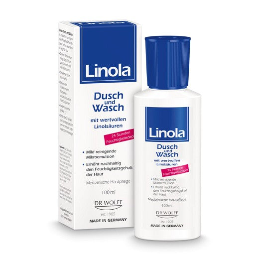 Linola shower and wash: shower gel for dry skin or skin prone to neurodermatitis