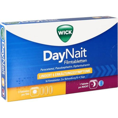 WICK DayNait film-coated tablets 16 pc