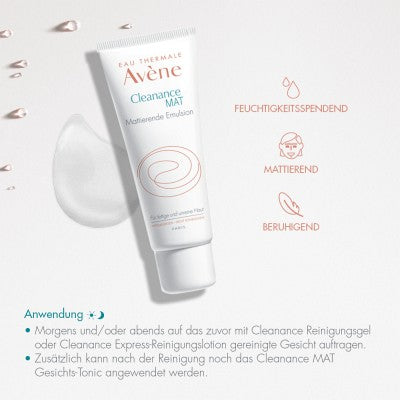 AVENE Cleanance mattifying emulsion - 40ml