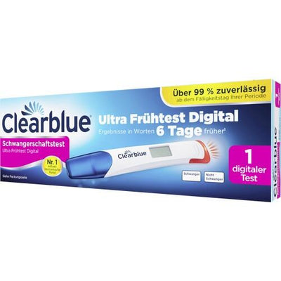 CLEARBLUE pregnancy test ultra early test digital 1 pc 