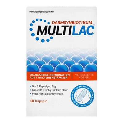 MULTILAC synbiotic gastro-resistant capsules
