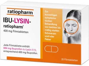 IBU-LYSINE ratiopharm 400 mg film-coated tablets