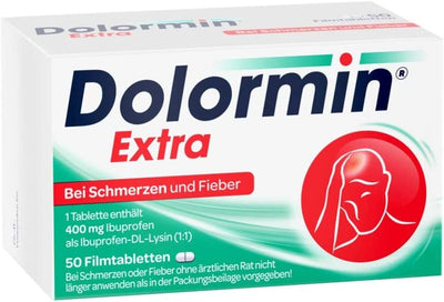 DOLORMIN extra ibuprofen for headaches film-coated tablets