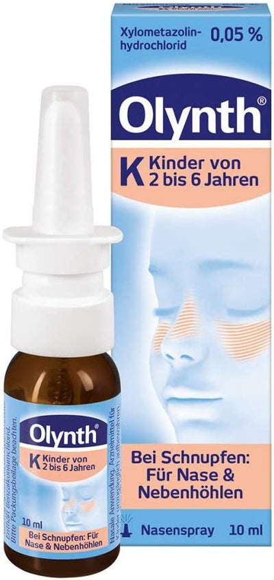 Olynth® 0,05% Nasenspray für Kinder von 2 bis 6 Jahren – 10 ml Nasenspray