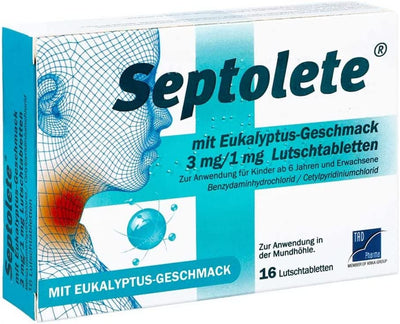 Septolete® with eucalyptus flavor lozenge