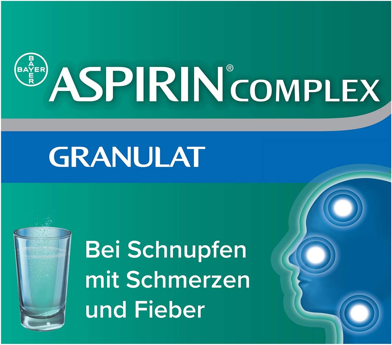 ASPIRIN COMPLEX Beutel mit Granulat - bei Schnupfen, Kopf-, Hals-, und Gliederschmerzen sowie Fieber